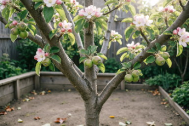 Яблоням в октябре — обязательно: вношу эту смесь под корень — и яблоки наливаются размером с кулак